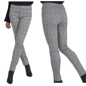 Joseph Ribkoff Womens Plaid Pant Pull On Style 193830 Size 8